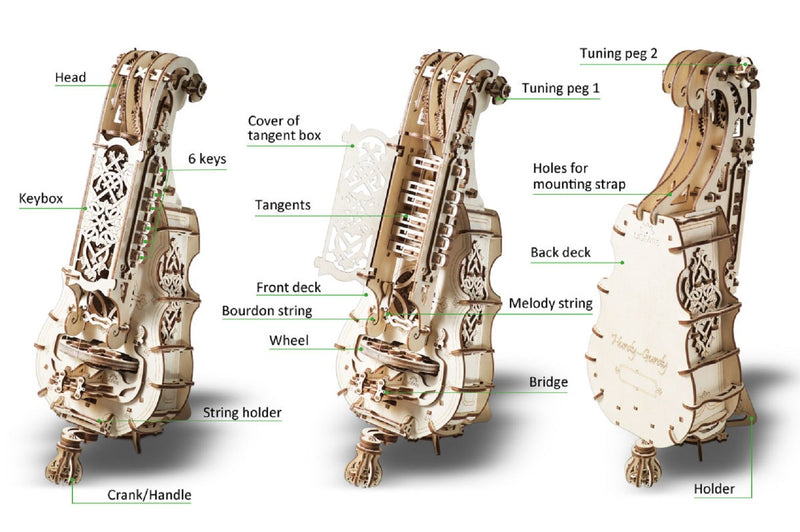 UGears UTG0028 Hurdy-Gurdy