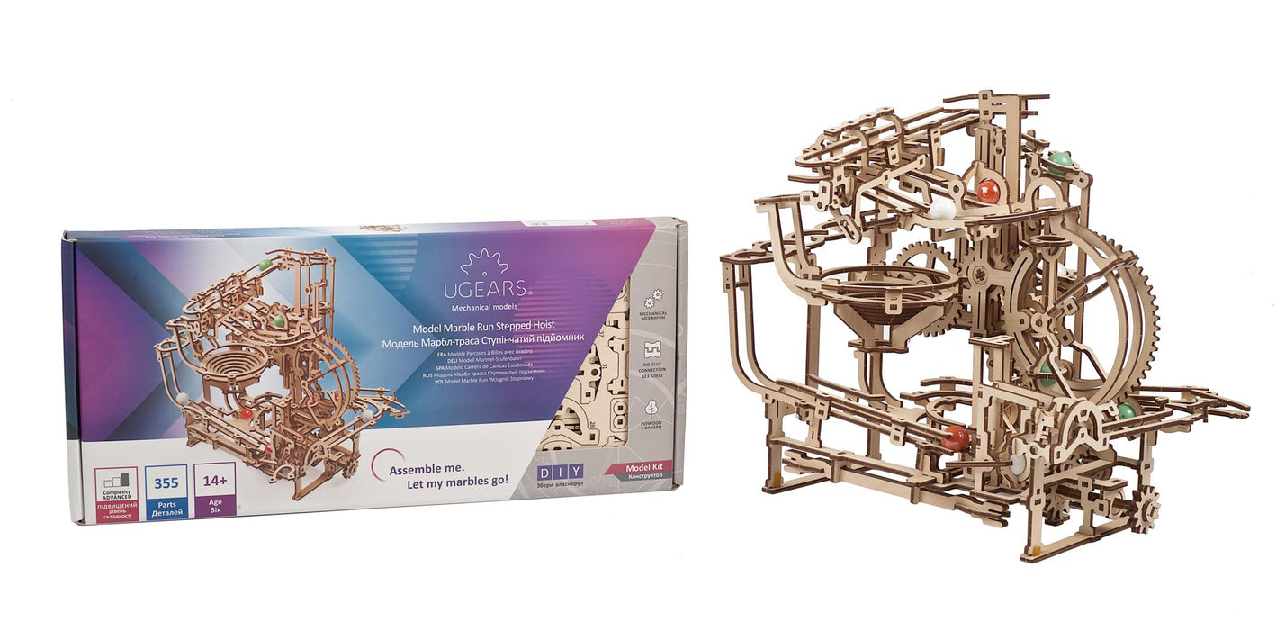 UGears UTG0087 Marble Run Stepped Hoist