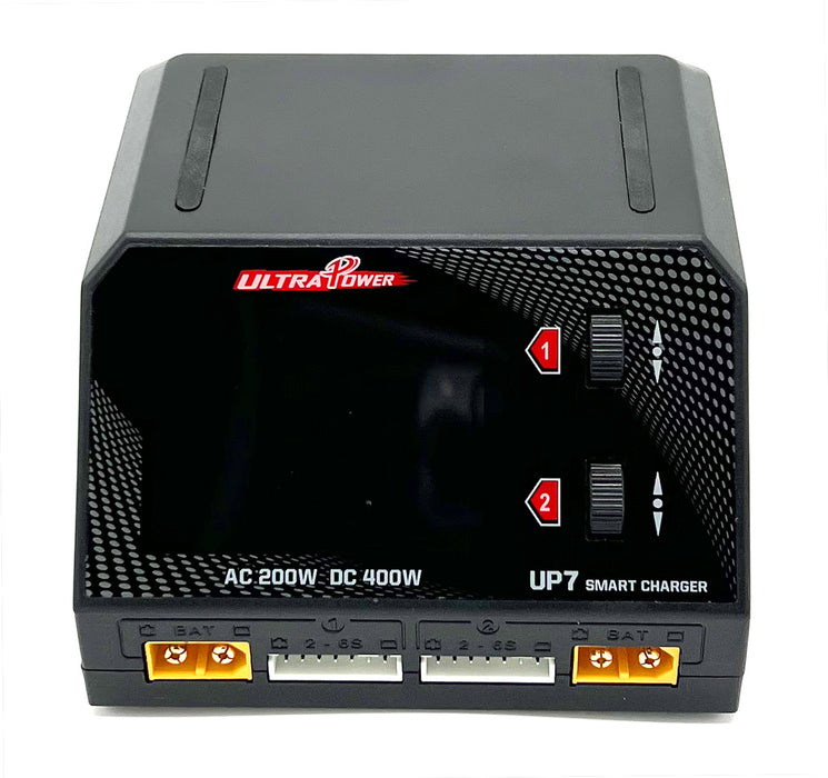 Ultra Power UP7 200W/400W Dual Port Multi Chemistry AC/DC RC Charger