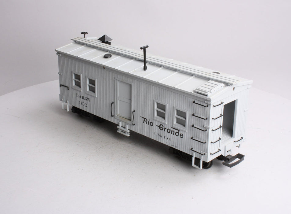 USA Trains R1832 G Gauge Bunk Car D&RGW #046 - NOS