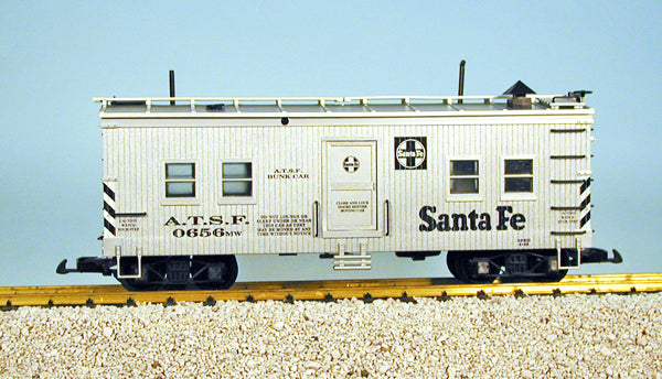 USA Trains R1835 G Gauge Bunk Car Santa Fe #0660 - NOS