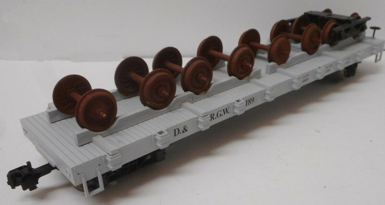 USA Trains R1882 G Gauge Wheel Car D&RGW #1827 - NOS