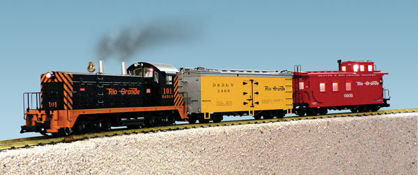 USA Trains R72300 G Gauge Rio Grande D&RGW Train Set - NOS — White Rose ...