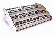 Vallejo 26.007 Front Model Paint Display Stand Holds 60 bottle and Brushes