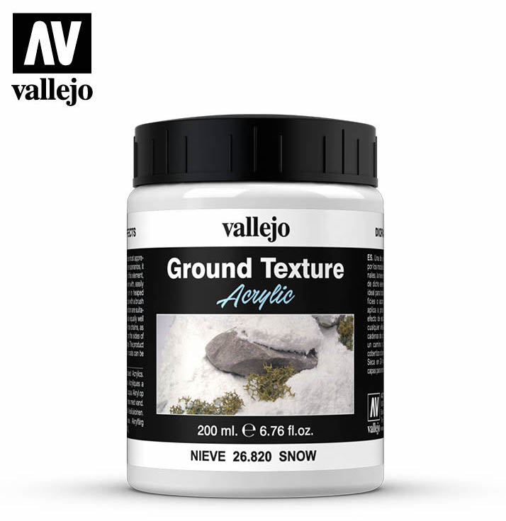 Vallejo 26.820 Snow Ground Texture Diorama Effect 200ml Bottle