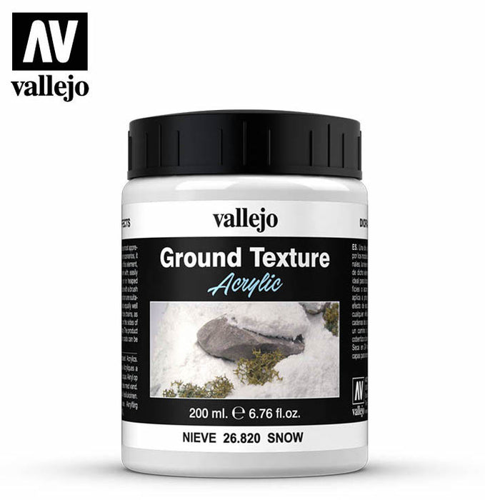 Vallejo 26.820 Snow Ground Texture Diorama Effect 200ml Bottle