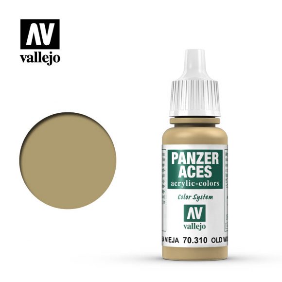 Vallejo 310 17ml Bottle  Old Wood Panzer Aces
