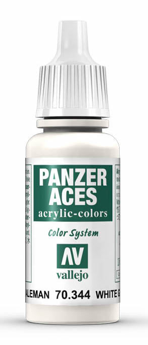 Vallejo 70.344 17ml Bottle German Tankcrew Winter (White) Panzer Aces
