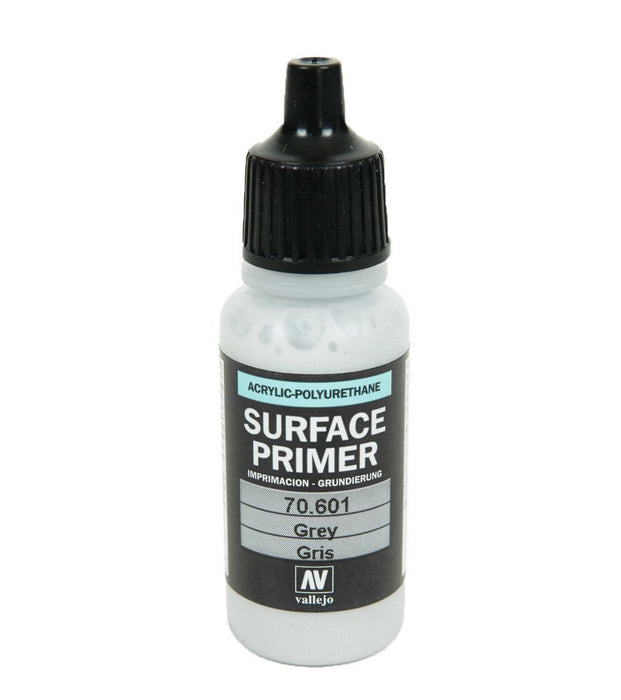 Vallejo 70.601 Grey Waterbased Surface Primer 17ml Bottle