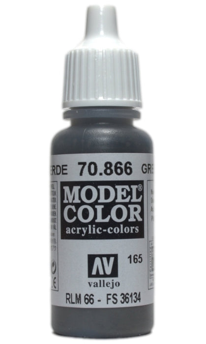 Vallejo 70.866 Model Color Acrylic Paint Grey Green 17ml