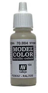 Vallejo 70.884 Model Color Acrylic Paint Stone Grey 17ml