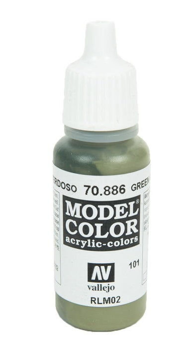 Vallejo 70.886 Model Color Acrylic Paint Green Grey 17ml