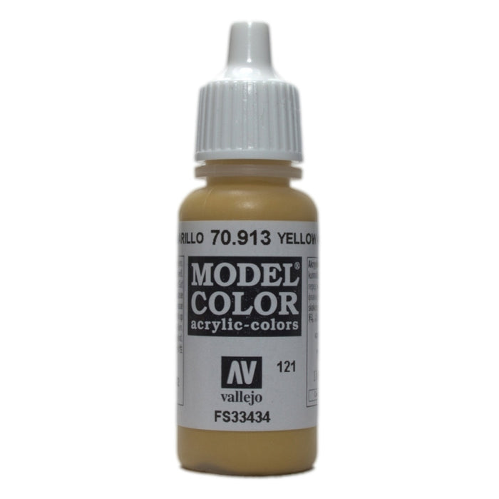 Vallejo 70.913 Model Color Acrylic Yellow Ochre 17ml