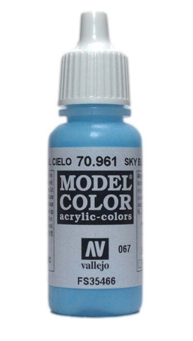 Vallejo 70.961 Model Color Acrylic Paint Sky Blue 17ml