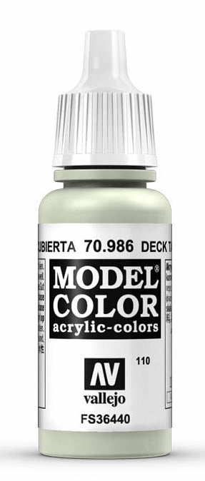 Vallejo 70.986 Model Color Acrylic Paint Deck Tan 17ml