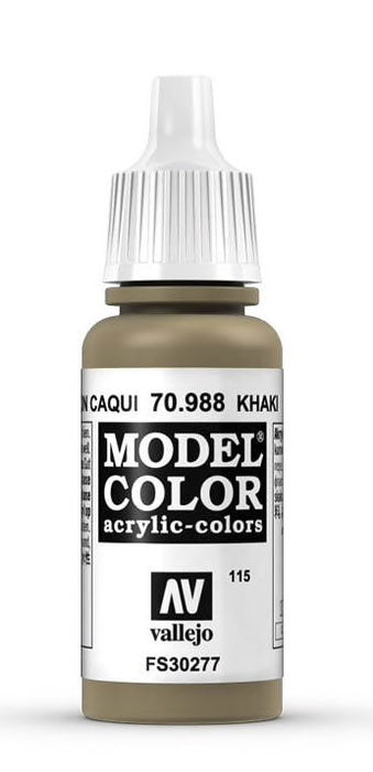 Vallejo 70.988 17ml Bottle Khaki Model Color Paint
