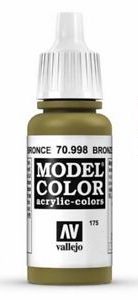Vallejo 70.998 17ml Bottle Bronze Model Color Paint