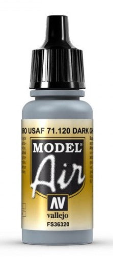 Vallejo 71.120 Model Air Acrylic Airbrush Paint Dark Ghost Grey 17ml Bottle