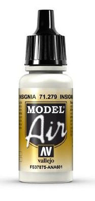 Vallejo 71.279 Model Air Acrylic Airbrush Paint Insignia White 17ml