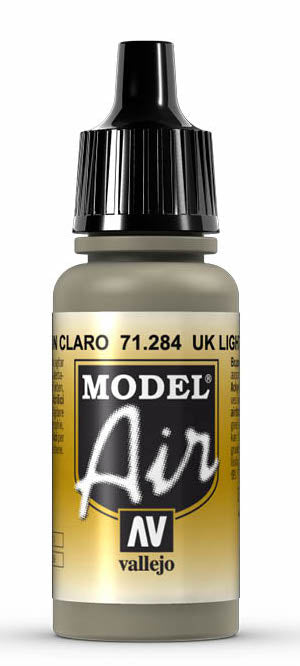 Vallejo 71.284 17ml Bottle UK Light Mud Model Air Paint