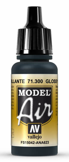 Vallejo 71.300 Model Air Acrylic Airbrush Paint Glossy Sea Blue 17ml