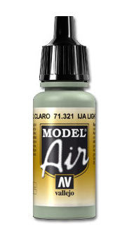 Vallejo 71.321 Model Air Acrylic Airbrush Paint IJA Light Grey Green 17ml Bottle