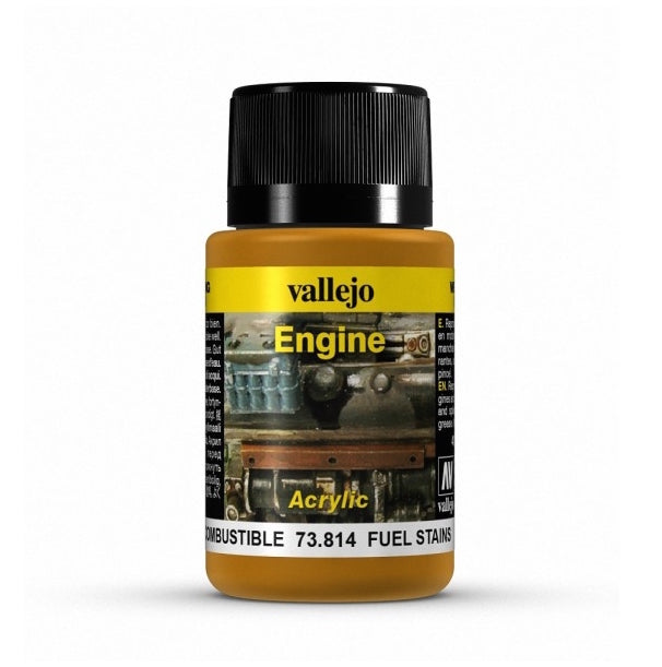Vallejo 73.814 Weathering Effect Fuel Stains 40ml Bottle