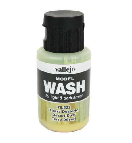 Vallejo 76.522 Model Wash Desert Dust 35ml Bottle