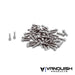 Vanquish Products VPS05002 Scale Beadlock Ring Staineless Screw Kit Screw Kit 50 Pack