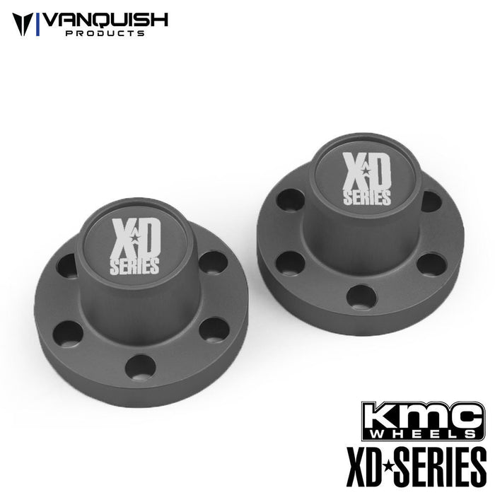 Vanquish Products VPS07722 Center Hubs KMC XD Series Grey Anodized V2 2 Pack