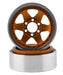 Vanquish Products VPS07768 Method 1.9 Beadlock Race Wheel 310 Orange Anodized Aluminum 1 Pair