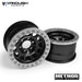 Vanquish Products VPS07911 Method 1.9 Beadlock Race Wheel 105 Black/Clear Anodized Aluminum 1 Pair