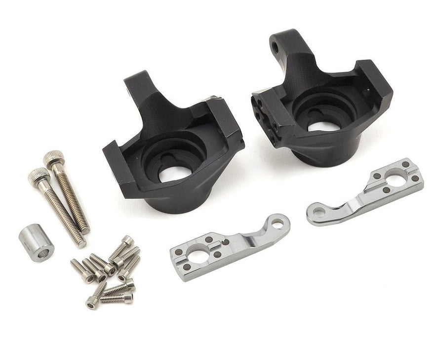 Vanquish VPS02900 Black Aluminum Steering Knuckles for Axial SCX10 II