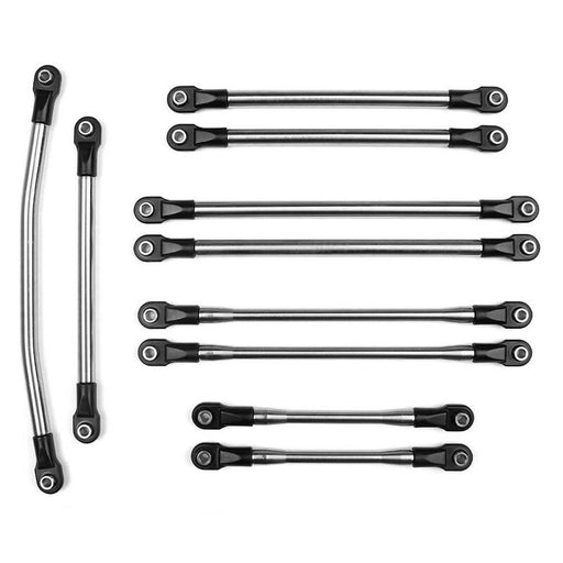 Vanquish VPSIRC00071 Incision SCX10ii 12" 1/4 Stainless Steel Link Kit
