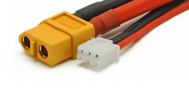 Vant Battery VAN9006 2S LiPo LiHVi Battery Cable: 4mm Bullet/Banana to XT60 Female
