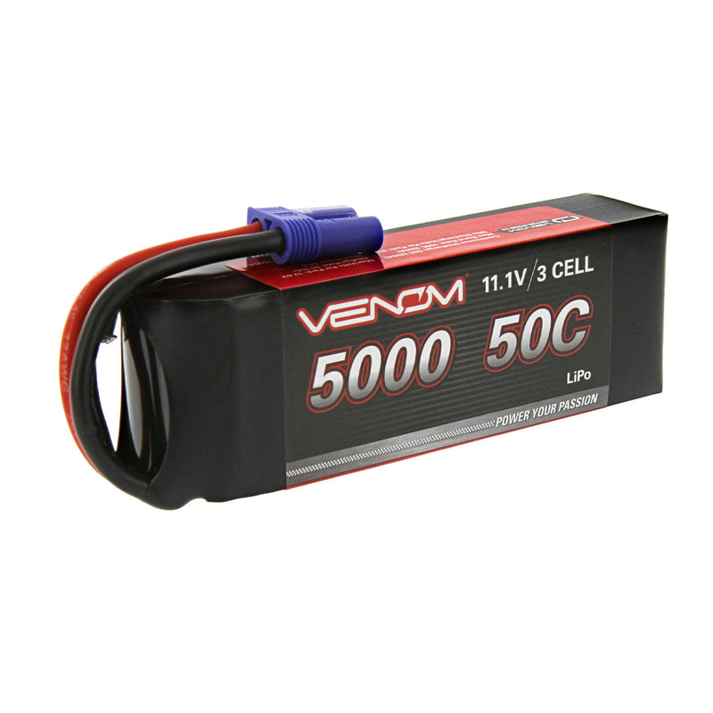 Venom DRIVE 15059-EC5 3S 11.1V 5000mAh 50C LiPo Battery with EC5 Plug