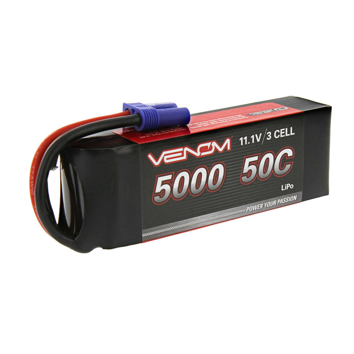 Venom DRIVE 15059-EC5 3S 11.1V 5000mAh 50C LiPo Battery with EC5 Plug