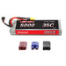Venom DRIVE 15128 3S 11.1V 5000mAh 35C Hardcase LiPo Battery with Uni Plug
