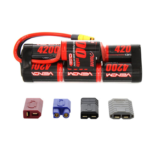 Venom DRIVE 1546-7 7 Cell 8.4V 4200mAh NiMH Hump Battery with UNI Plug 2.0