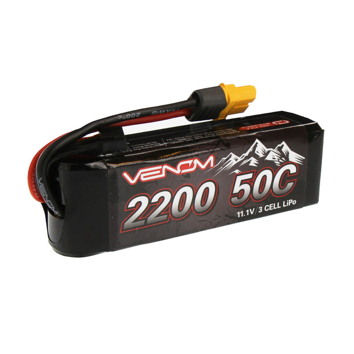 Venom DRIVE Crawler Series 15190 3S 11.1V 2200mAh 50C LiPo Battery with Uni Plug