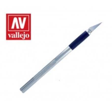 Vallejo 6007 Soft Grip Aluminum Handle #1 Knife with #11 Blade