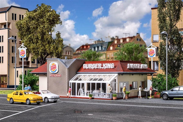 Volmer 43632 HO Scale Burger King Restaurant Kit
