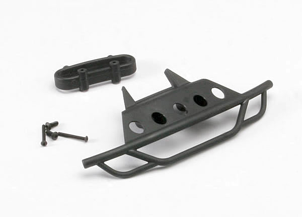 Traxxas 5935 Black Front Bumper and Mount for Slayer Pro 4x4