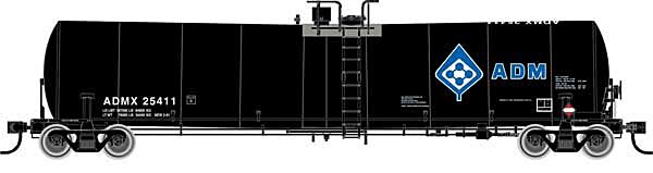 Walthers 910-1251 HO Scale Trinity 25,000 Gal Tank Car Archer Daniels Midland ADMX 25411
