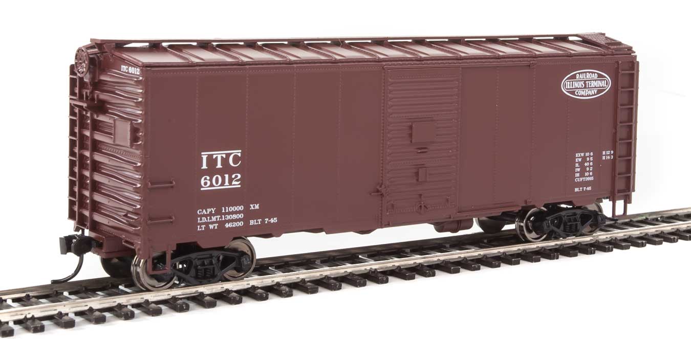 Walthers 910-1337 HO Scale 40' AAR Boxcar Illinois Terminal ITC 6012
