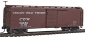 Walthers 910-1706 HO 40' X-29 Boxcar Chicago Great Western CGW 85778 - Like New USED