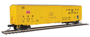 Walthers 910-1830 HO 50' ACF Boxcar Green Bay and Western GBW 7507