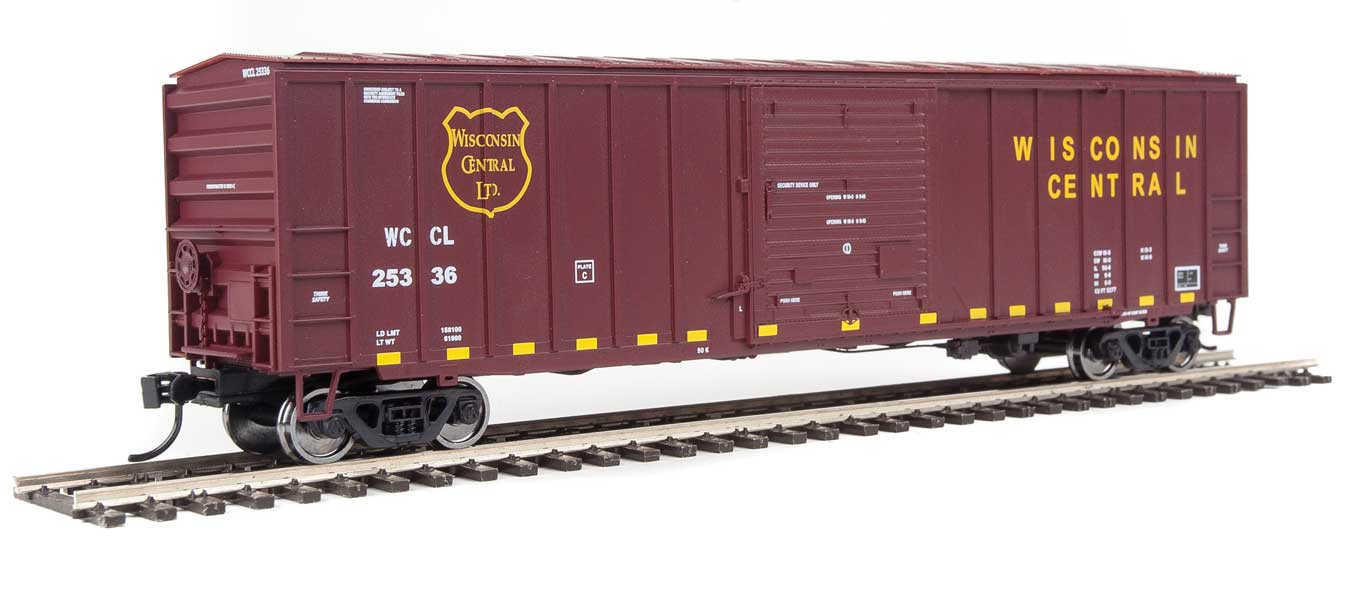 Walthers 910-1845 HO 50' ACF Boxcar Wisconsin Central WC 25336