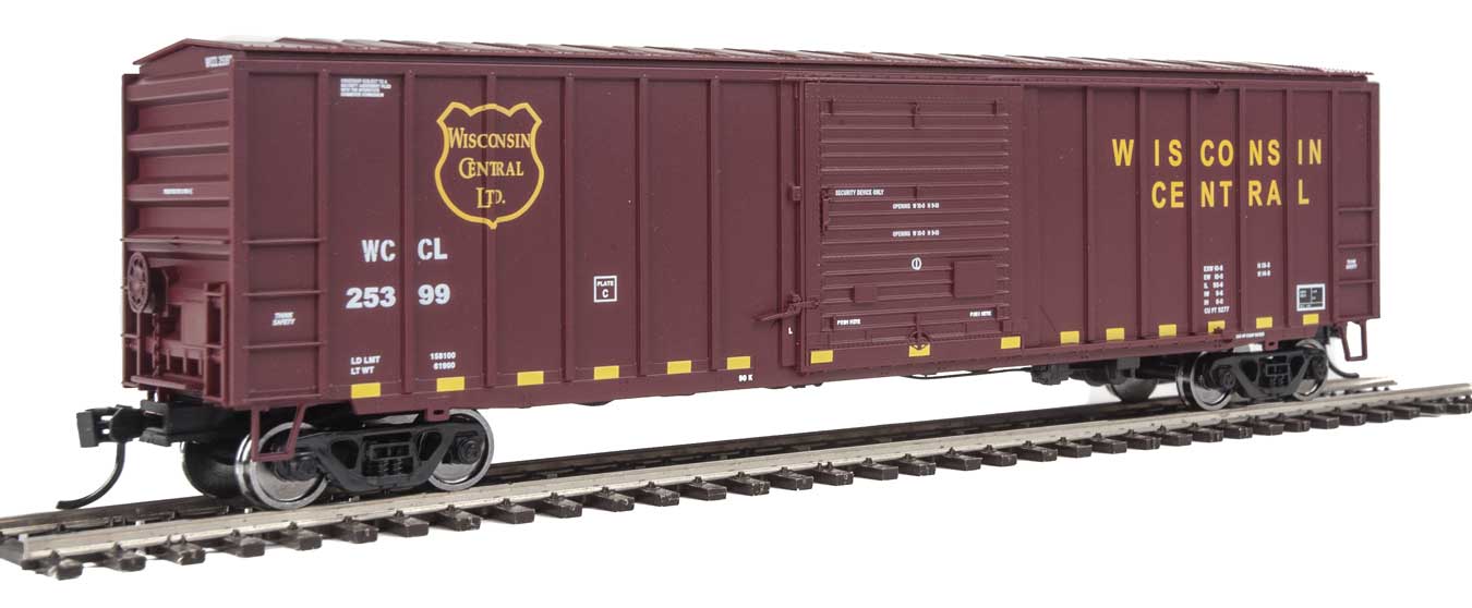 Walthers 910-1847 HO 50' ACF Boxcar Wisconsin Central WC 25399