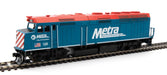 Walthers 910-19473 HO Scale EMD F40PH Metra 129 with DCC & Sound